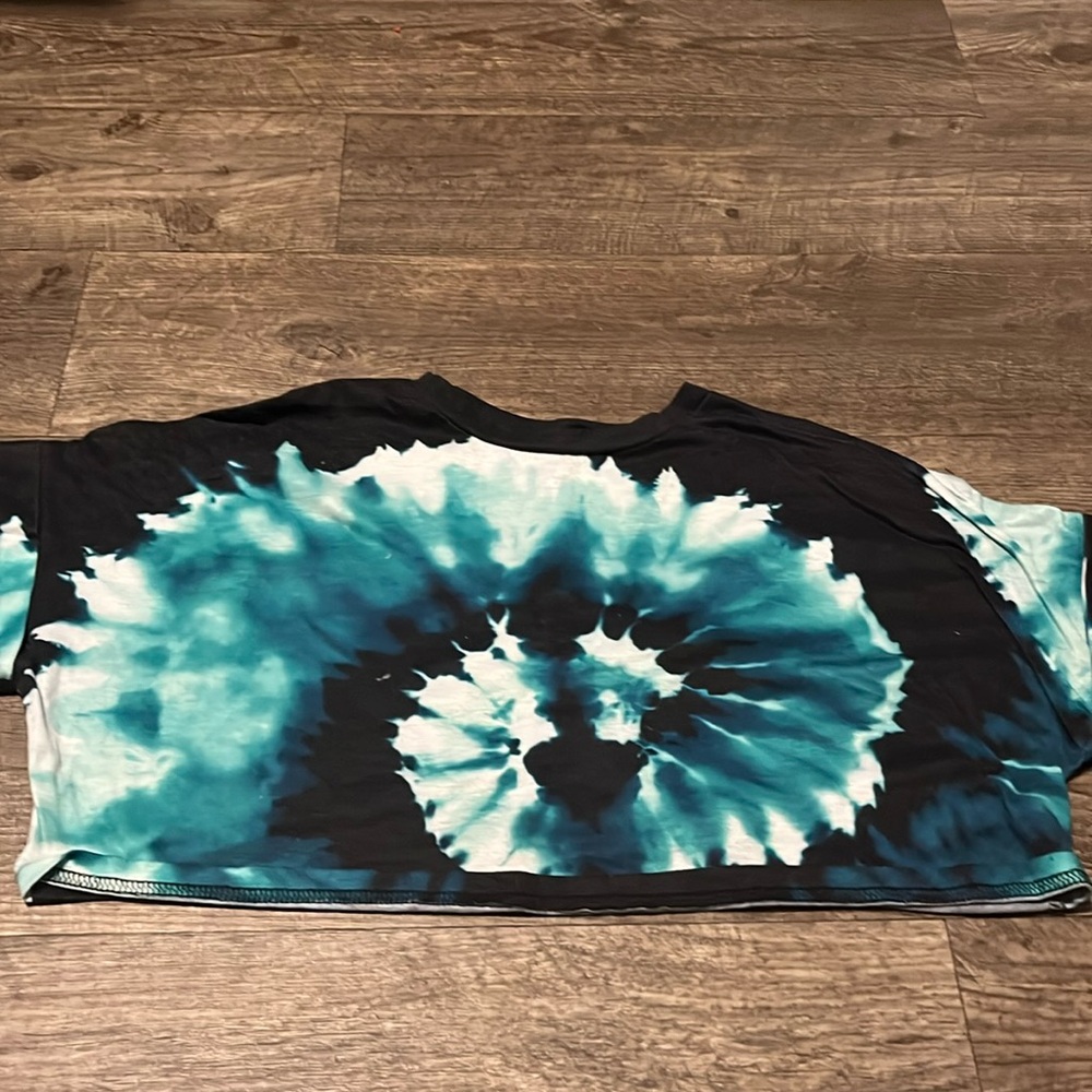 A SHEIN tie dyed crop top